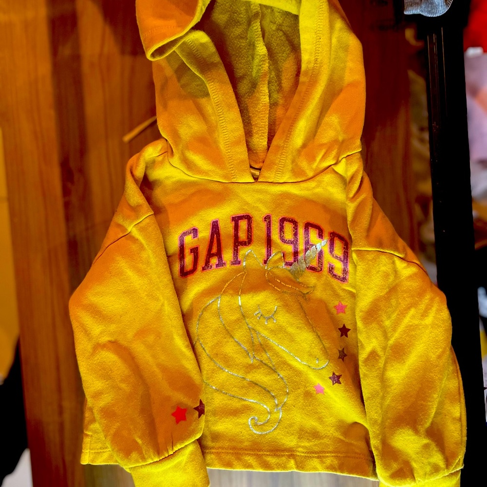 Cute Bold, Bright Gap Hoodie for little girls!!